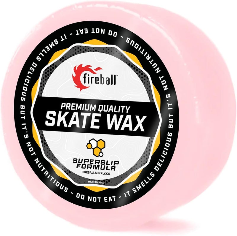 fireball SuperSlip Pro Skateboard Wax for Rails - USA Formulated Skate Curb Wax for Scooters Aggressive Inline and Skateboards - Custom Formula Professional Skate Wax - Image 1
